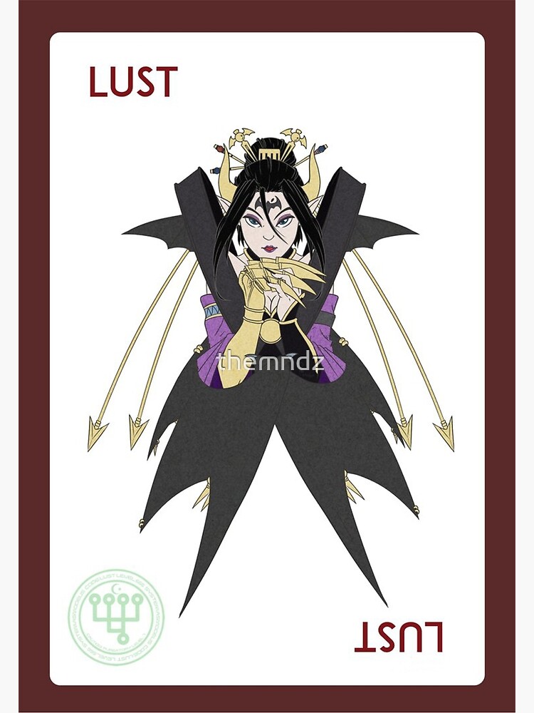 lilitmon of lust" Greeting Card by themndz | Redbubble