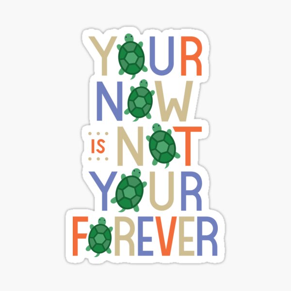 Item preview, Your Now is Not Your Forever | John Green | Turtles All the Way Down designed and sold by DesignsByAND.