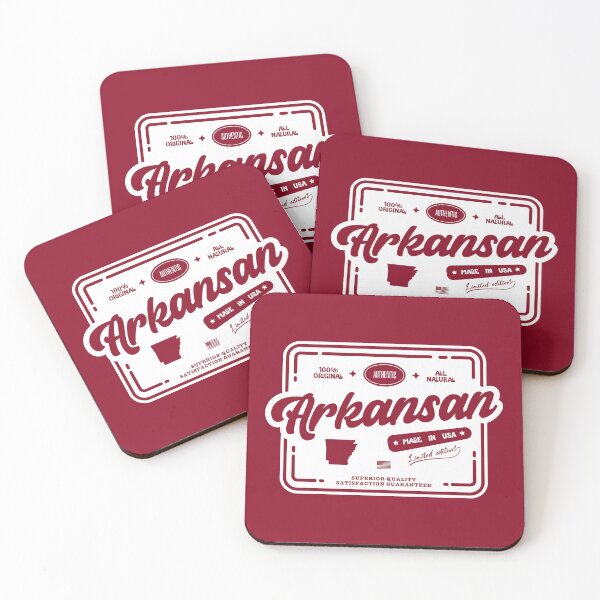 Item preview, Authentic Arkansan Cool Vintage Light Stamp Print Arkansas Resident Gift  designed and sold by semisoberme.