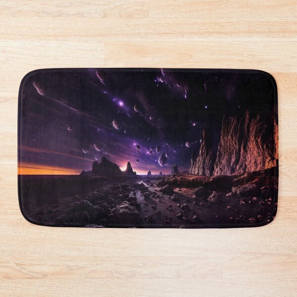 Item preview, Cosmic Galaxy Background - Purple Stars Space Wallpaper designed and sold by solrevolver.