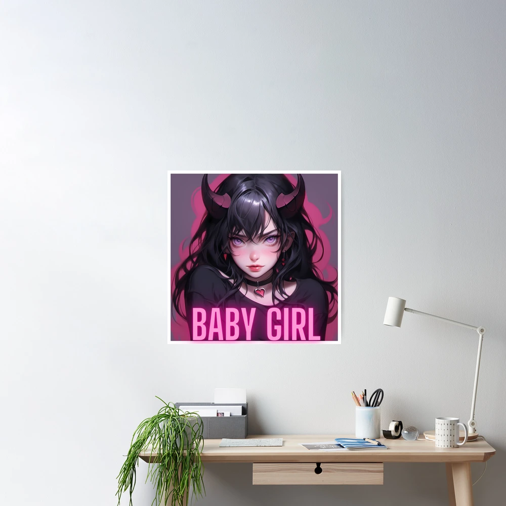 Baby girl devil Anime girl