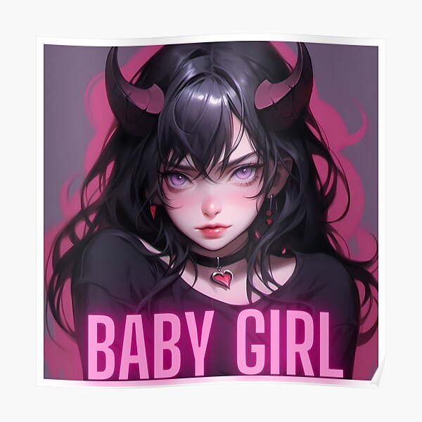 Baby Girl Anime Posters For Sale | Redbubble