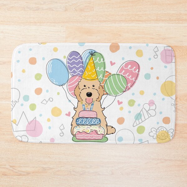 Item preview, Apricot Cockapoo Cavapoo Birthday Party designed and sold by Lulupainting.
