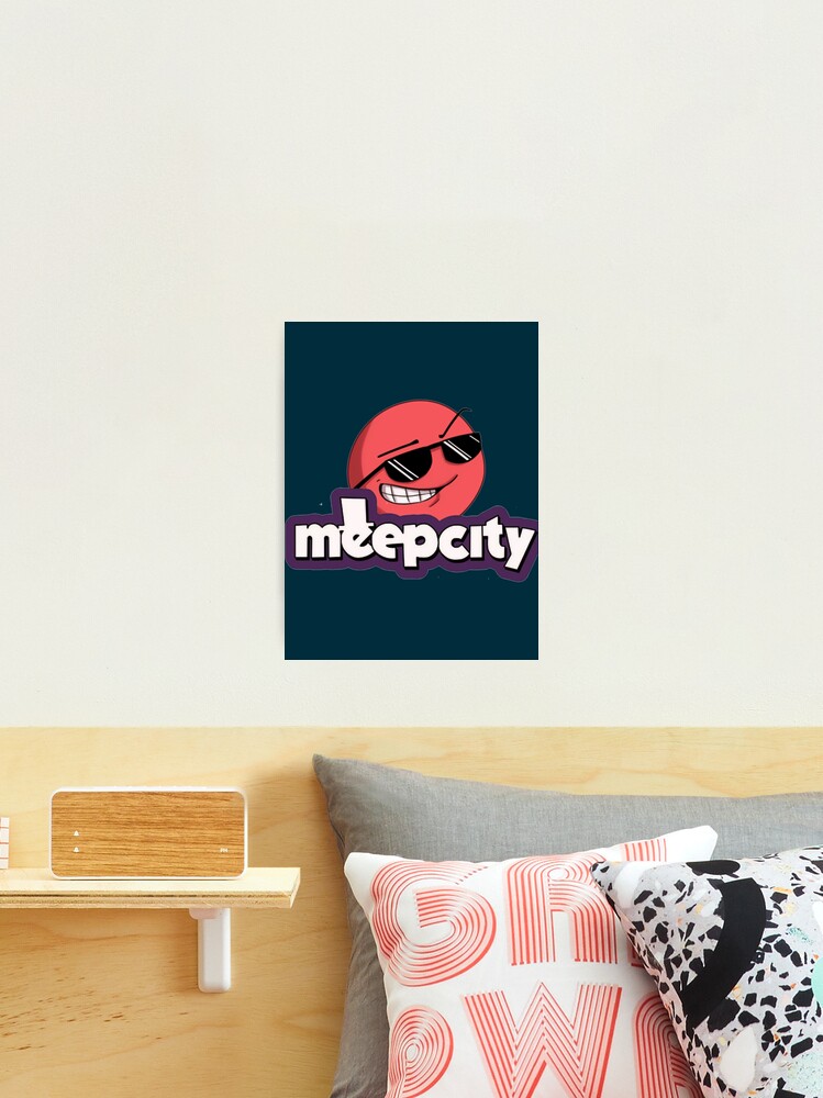 Roblox meepcity Red meep logo design  Art Board Print for Sale by  Alimerkramce