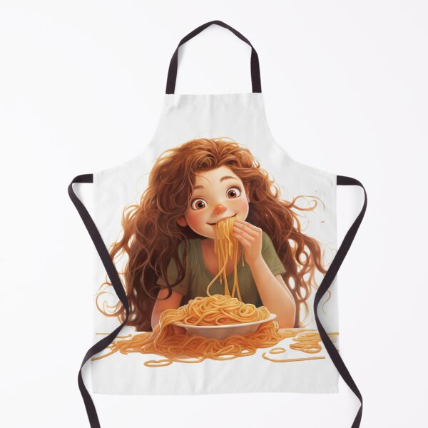 Item preview, Girl Eating Spaghetti designed and sold by densok.
