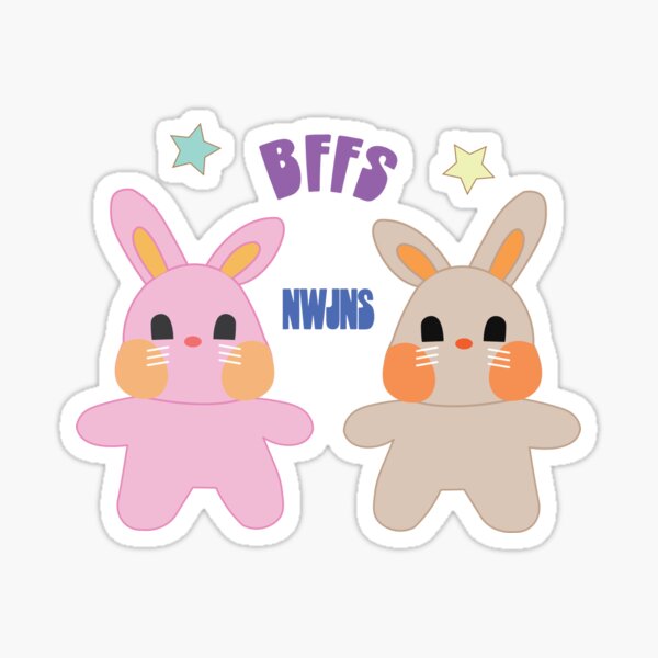 NewJeans Bunnies, New Jeans Logo and Mascot Bunny, Kpop NWJNS