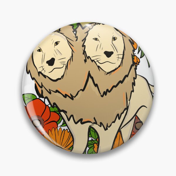 Item preview, Double Lion King designed and sold by InkedEdges.