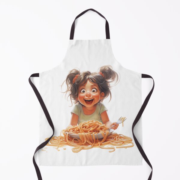 Item preview, Girl Eating Spaghetti designed and sold by densok.