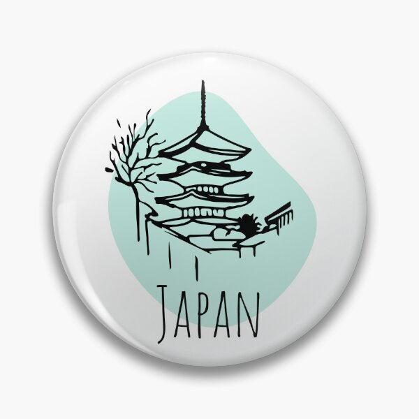 Item preview, Japan doodle illustration designed and sold by mariakostory.
