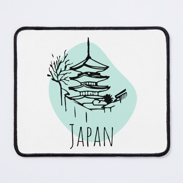 Item preview, Japan doodle illustration designed and sold by mariakostory.