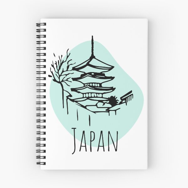 Item preview, Japan doodle illustration designed and sold by mariakostory.