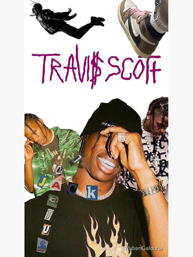 travis scott collage Poster by RubenGaldona