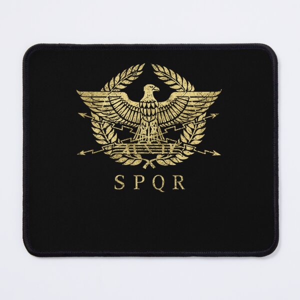 Item preview, Roman Empire Emblem SPQR Vintage Gold designed and sold by NewellKohler.