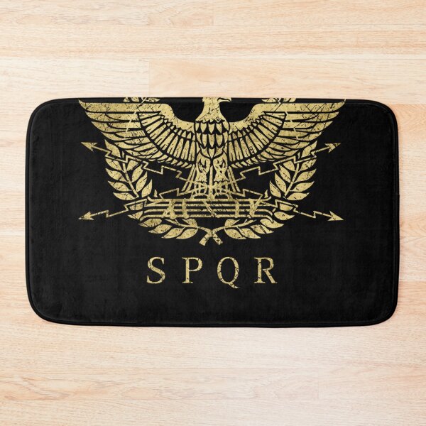 Item preview, Roman Empire Emblem SPQR Vintage Gold designed and sold by NewellKohler.