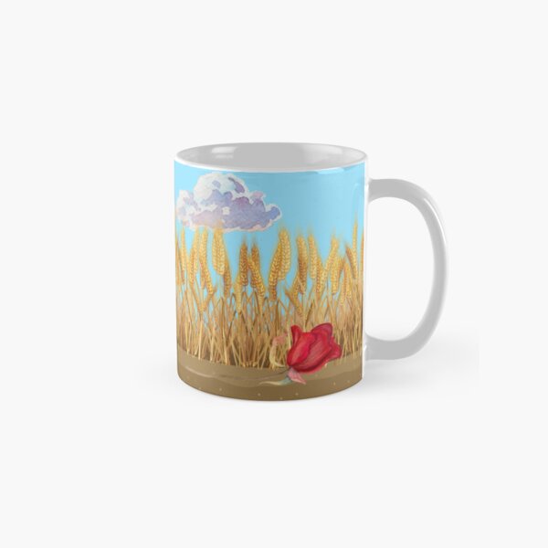 Item preview, The rose and the fox resting in the wheat field designed and sold by MenanderShop.