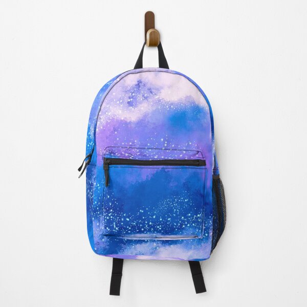 Item preview, Cobalt and Lavender Clouds Starry Nights Sky designed and sold by Valerie Englehart.