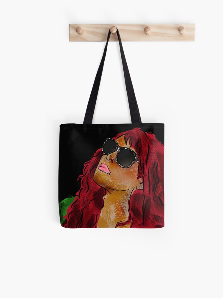 redhead duffle bag