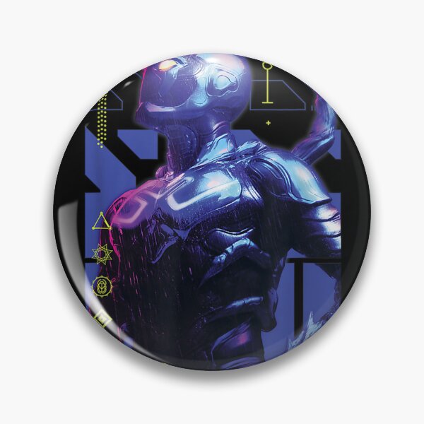 Item preview, Blue Beetle Heroic Pose Information Card designed and sold by BettnerVarner.