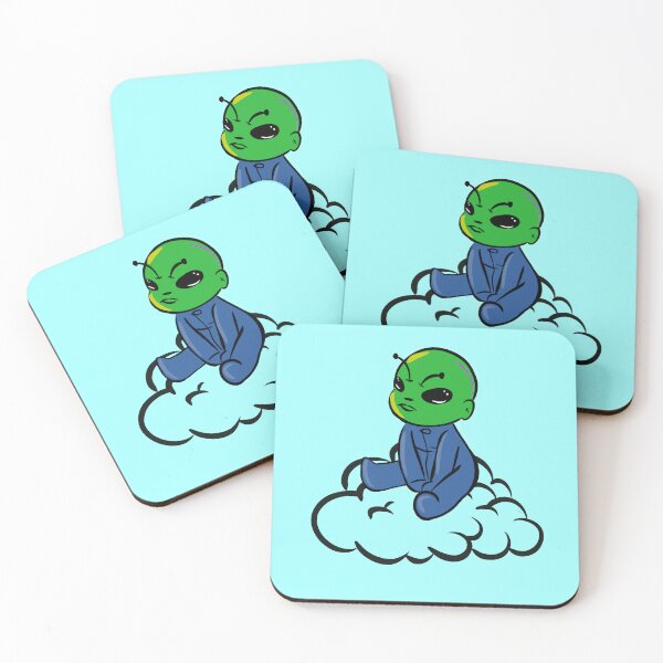 Item preview, Grumpy Alien Baby designed and sold by InkedEdges.
