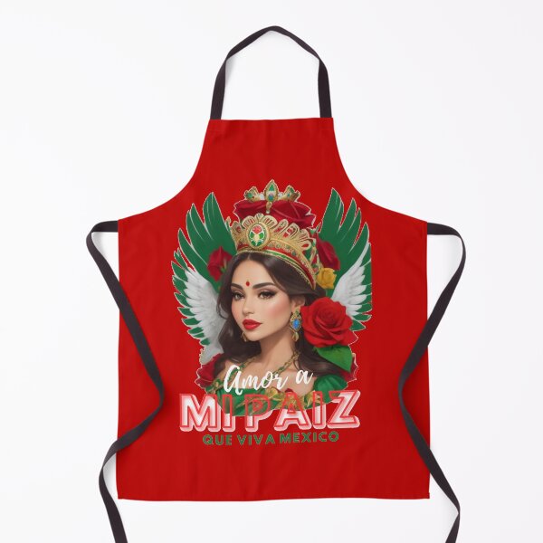 Item preview, Amor a mi Amor a mi paiz The Mexican Queen with Roses and Crown: Celebrating Mexican Culture a nd Heritage" designed and sold by Gigglyvibes.