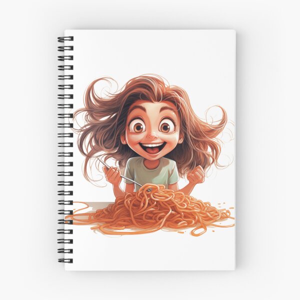Item preview, Girl Eating Spaghetti designed and sold by densok.