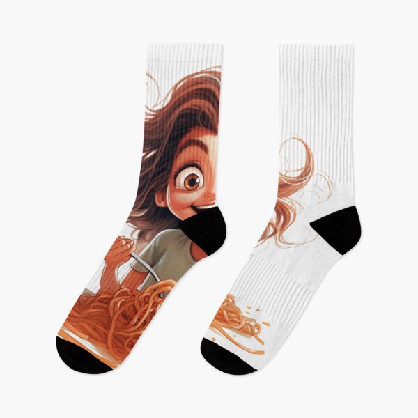 Item preview, Girl Eating Spaghetti designed and sold by densok.