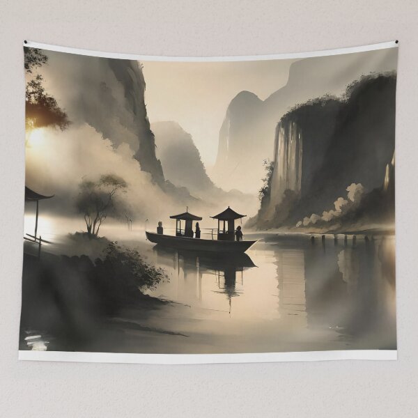 Item preview, Serene Lagoon In Asia designed and sold by i20media.