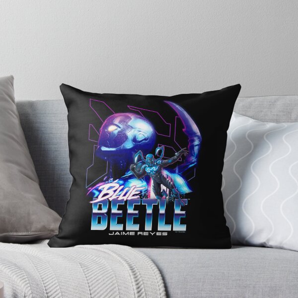 Item preview, Blue Beetle Jaime Reyes Heroic Neon Outlines Portrait designed and sold by BettnerVarner.