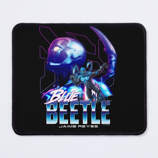 Item preview, Blue Beetle Jaime Reyes Heroic Neon Outlines Portrait designed and sold by BettnerVarner.