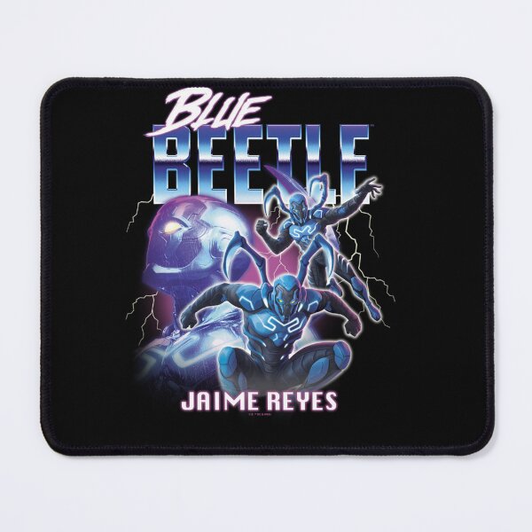 Item preview, Blue Beetle Jaime Reyes Multiple Poses Action Collage designed and sold by BettnerVarner.