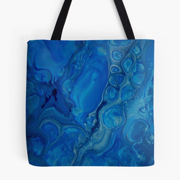 Item preview, Fluid Nature - Immersed In Blue - Acrylic Pour Art designed and sold by vmajzlik.