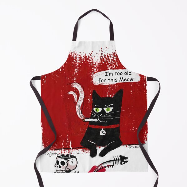 Item preview, Ragnar the cat (Too old for this Meow) designed and sold by Y4sidarkness.