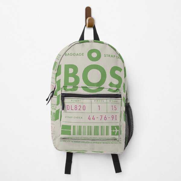 Item preview, Vintage Luggage Tag D - BOS Boston USA designed and sold by phyllisboyd.