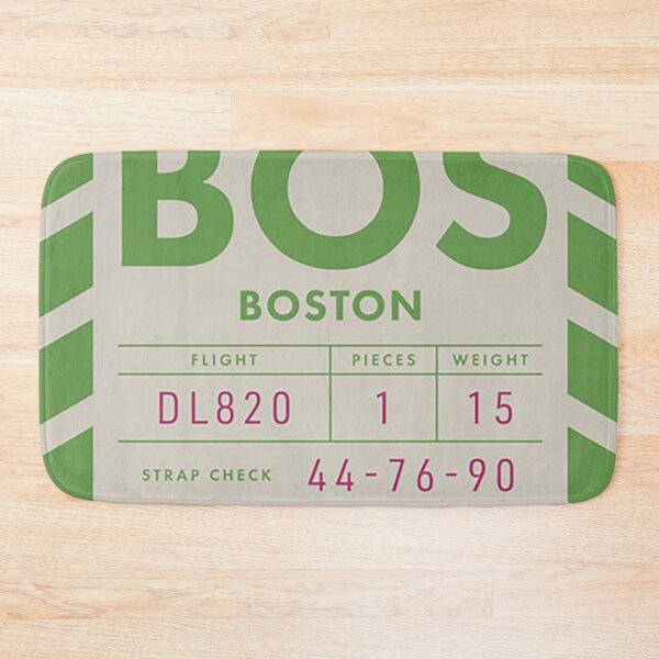 Item preview, Vintage Luggage Tag D - BOS Boston USA designed and sold by phyllisboyd.