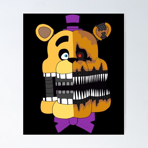 Nightmare Fredbear for the UCN Collab : r/fivenightsatfreddys