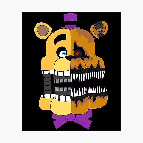 FNAF Nightmare Fredbear Fanart Sticker for Sale by tayatarantula