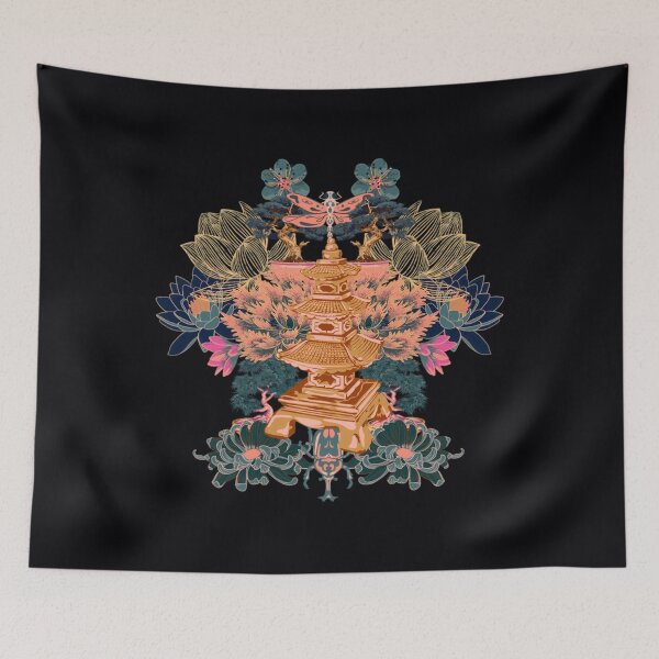 Item preview, Floral temple 	 	 designed and sold by vfgcaoue24.
