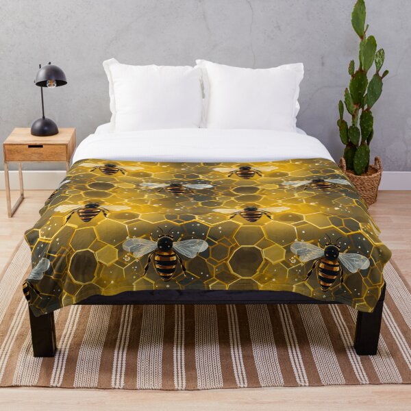 Item preview, Honeycomb and Bee Pattern 10 designed and sold by DigitalPatternx.