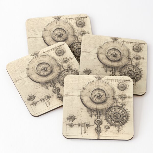 Item preview, Old odd Steampunk Drawings designed and sold by BrandonArtWorld.