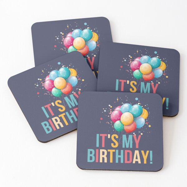 Item preview, Celebration Extravaganza: Vibrant Balloons & 'It's My Birthday! designed and sold by minjagoods.