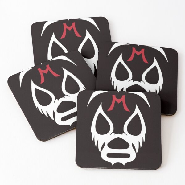 Item preview, MIL MASCARAS MASK -white logo 60 reduced design  designed and sold by SerBarton.