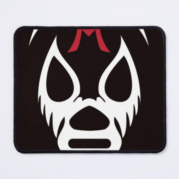 Item preview, MIL MASCARAS MASK -white logo 60 reduced design designed and sold by SerBarton.