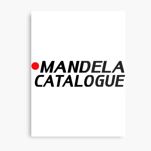  Mandela Catalogue Movie Poster Retro Metal Tin Sign