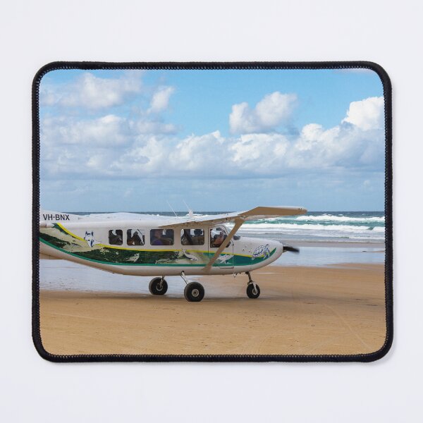 Item preview, Light Aircraft on 75 mile beach Fraser Island designed and sold by Martin Berry Photography.