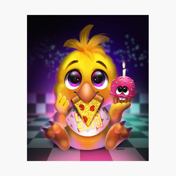 Chibi Funtime Chica Photographic Print for Sale by okay-lexmar