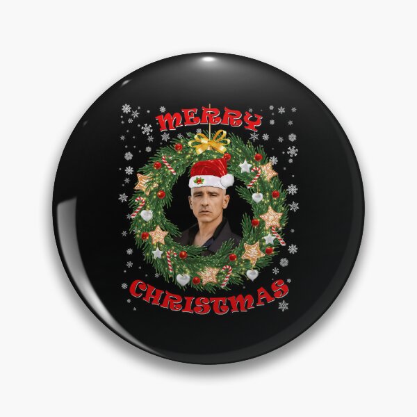 Item preview, Merry Xmas Eros Santa Hat and Christmas Wreath designed and sold by SavetheDateGa.