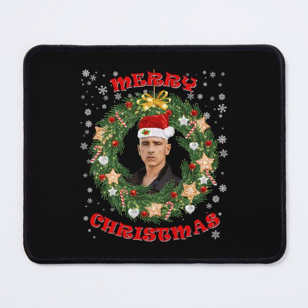 Item preview, Merry Xmas Eros Santa Hat and Christmas Wreath designed and sold by SavetheDateGa.