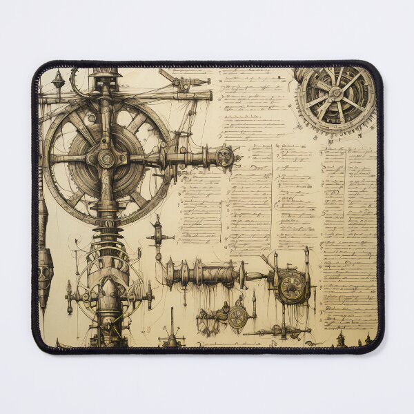Item preview, Old odd Steampunk Drawings designed and sold by BrandonArtWorld.
