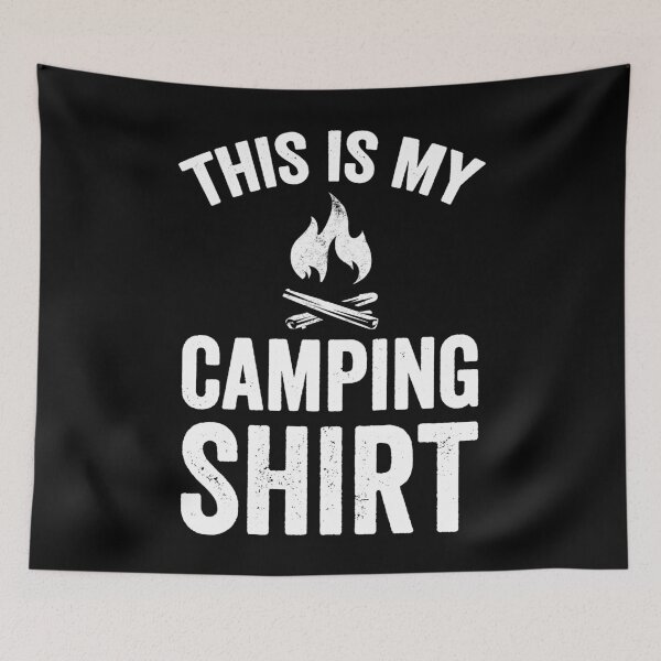 Item preview, This is my camping shirt - Funny camping designed and sold by Captain Mood.