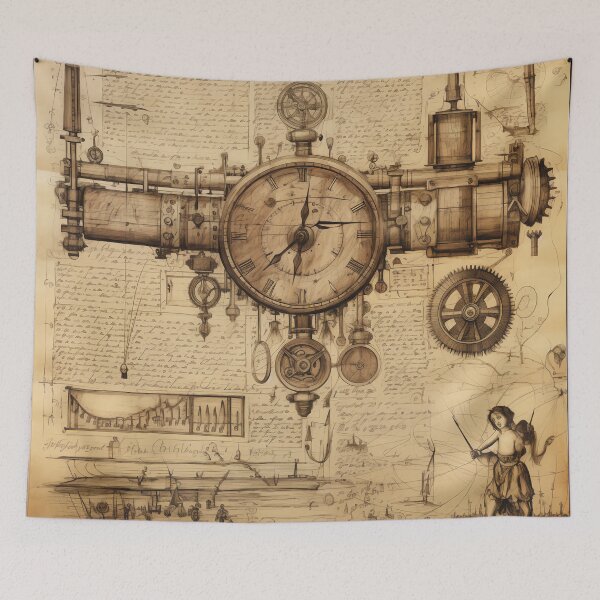 Item preview, Old odd Steampunk Drawings designed and sold by BrandonArtWorld.